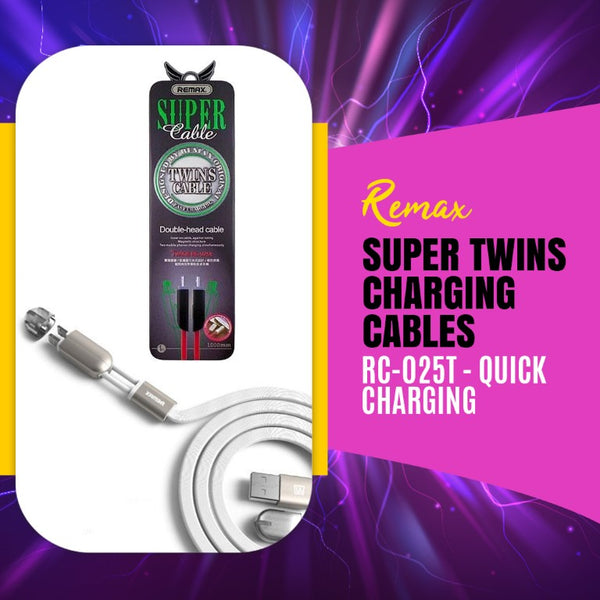 Remax Super Twins Charging Cables Multi - RC-025T