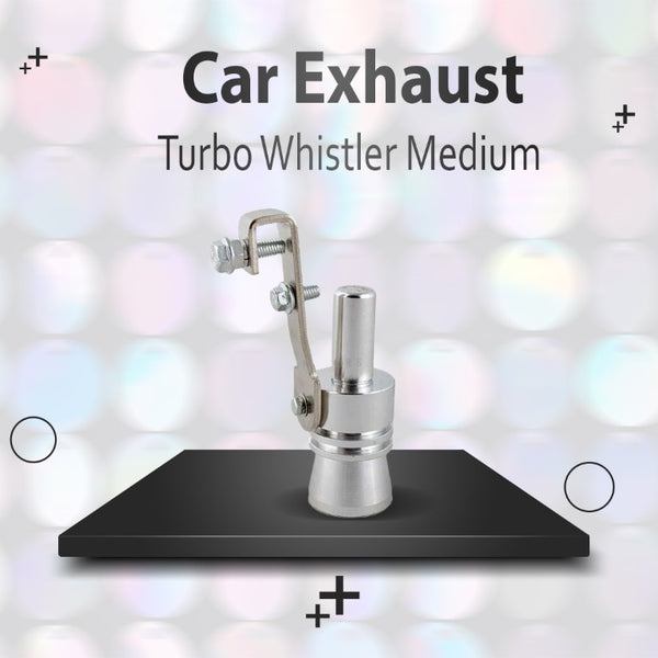 Car Exhaust Turbo Whistler Silver - Medium