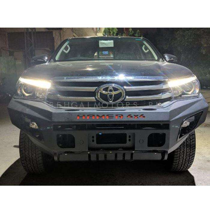 Toyota Revo / Rocco 2016 Hamer Half Bull Bar Single Fog Lamp