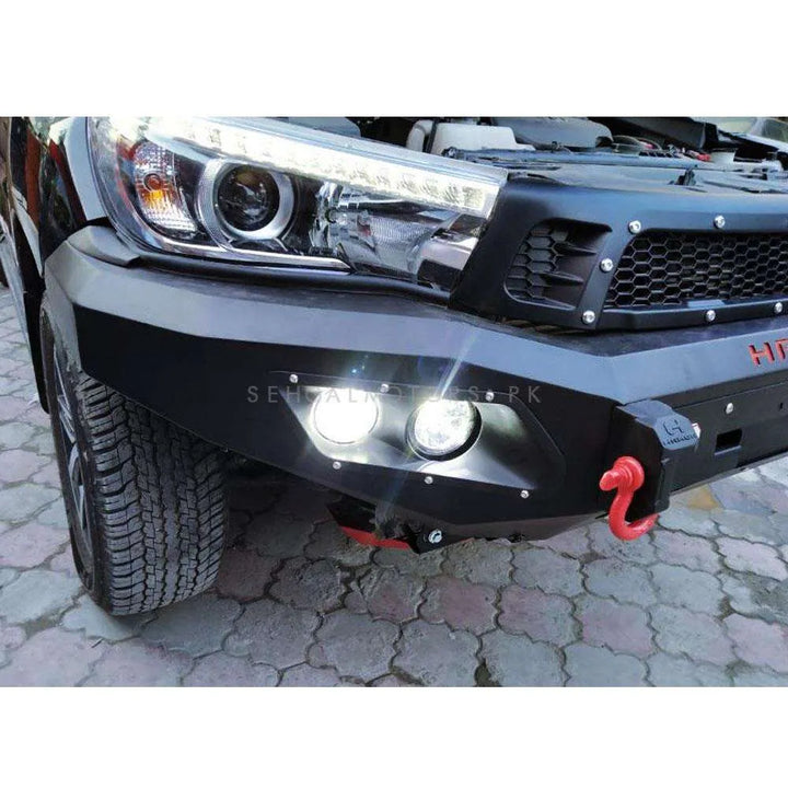 Toyota Revo / Rocco 2016 Hamer Half Bull Bar Double Fog Lamp