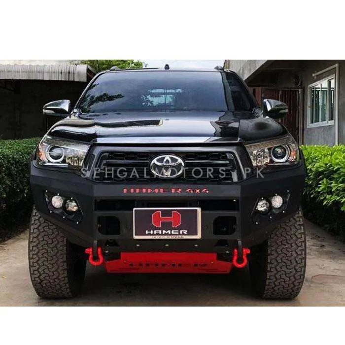 Toyota Revo / Rocco 2016 Hamer Half Bull Bar Double Fog Lamp