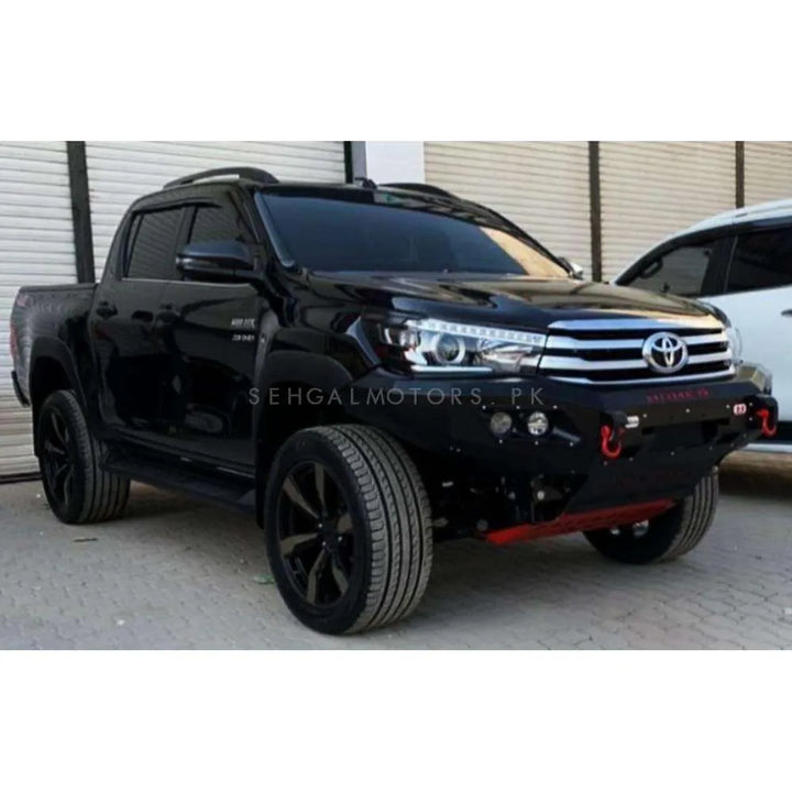 Toyota Revo / Rocco 2016 Hamer Half Bull Bar Double Fog Lamp