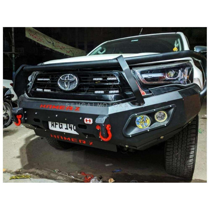 Toyota Revo / Rocco 2022 Hamer Full Bull Bar Double Fog Lamp