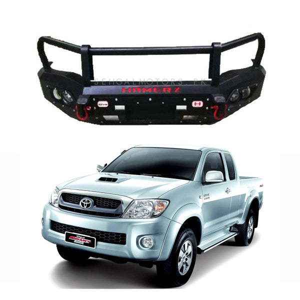 Toyota Vigo 2010 Hamer Full Bull Bar Double Fog Lamp