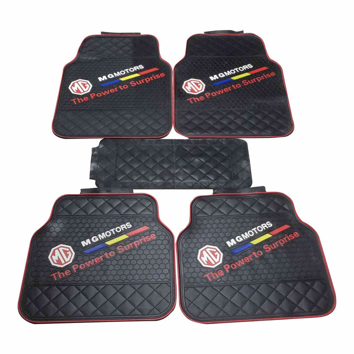 MG Universal PVC Rubber Floor Mat Mix Design 5 Pcs