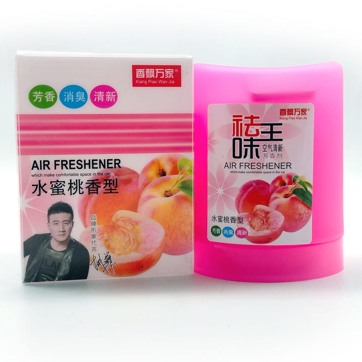 Fruity Flavors Gel Car Air Freshener - Peach