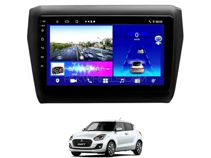 Suzuki Swift Android LCD Black 9 Inches - Model 2022-2024