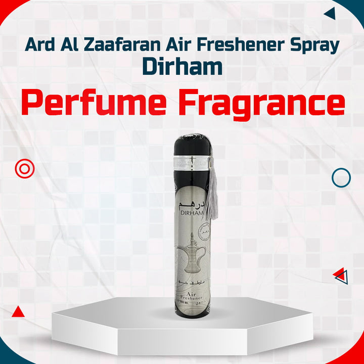 Ard Al Zaafaran Air Freshener Spray Dirham - Car Perfume Fragrance Freshener Smell