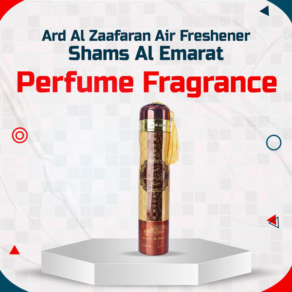 Ard Al Zaafaran Air Freshener Shams Al Emarat - Car Perfume Fragrance Freshener Smell