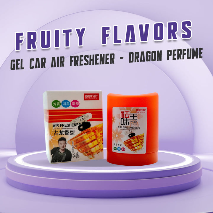 Fruity Flavors Gel Car Air Freshener - Dragon Perfume