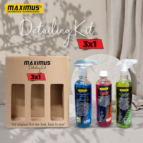 Maximus 3 In 1 Detailing Kit
