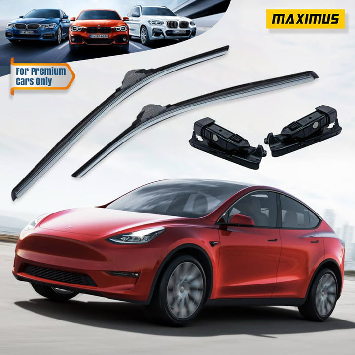 Tesla Model Y Silicone Wiper Blades For Special Cars - Model 2021-2024