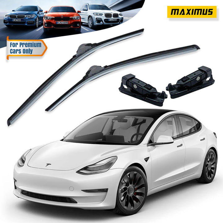 Tesla Model 3 Silicone Wiper Blades For Special Cars - Model 2015-2021