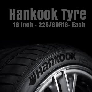 Hankook Tyre 18 Inch - 225/60R18- Each