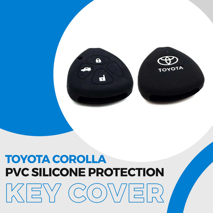 Toyota Corolla PVC Silicone Protection Key Cover - Model 2009-2013