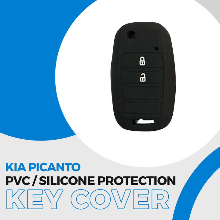 KIA Picanto Silicone PVC Key Cover 2 Buttons - Model 2019-2020