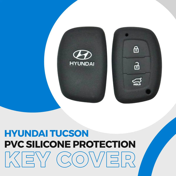 Hyundai Tucson PVC Silicone Protection Key Cover 3 Button - Model 2020-2024