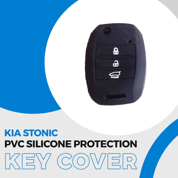 KIA Stonic PVC Silicone Protection Key Cover 3 Button - Model 2021-2022