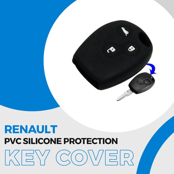 Renault PVC Silicone Protection Key Cover 3 Buttons