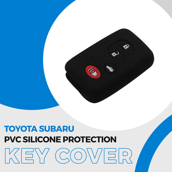 Toyota Subaru PVC Silicone Protection Key Cover 4 Button