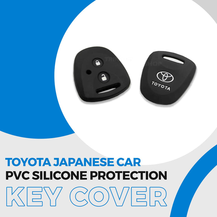 Toyota Japanese Car PVC Silicone Protection Key Cover 2 Button