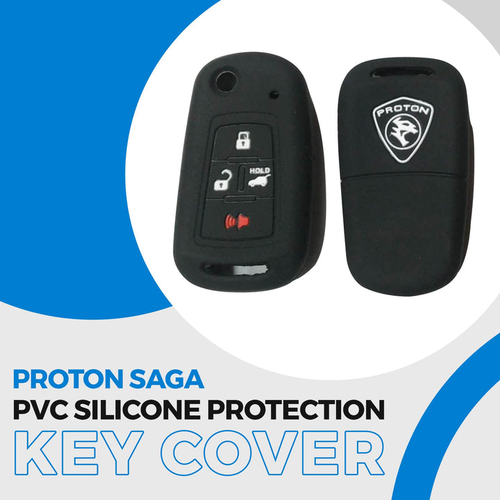 Proton Saga PVC Silicone Protection Key Cover - Model 2021-2024