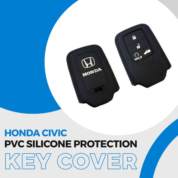 Honda Civic PVC Silicone Protection Key Cover 4 Button - Model 2017-2021