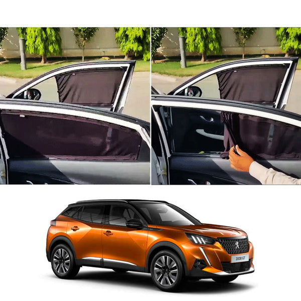 Peugeot 2008 Retractable Curtains Custom Fit Sunshades - Model 2022-2024