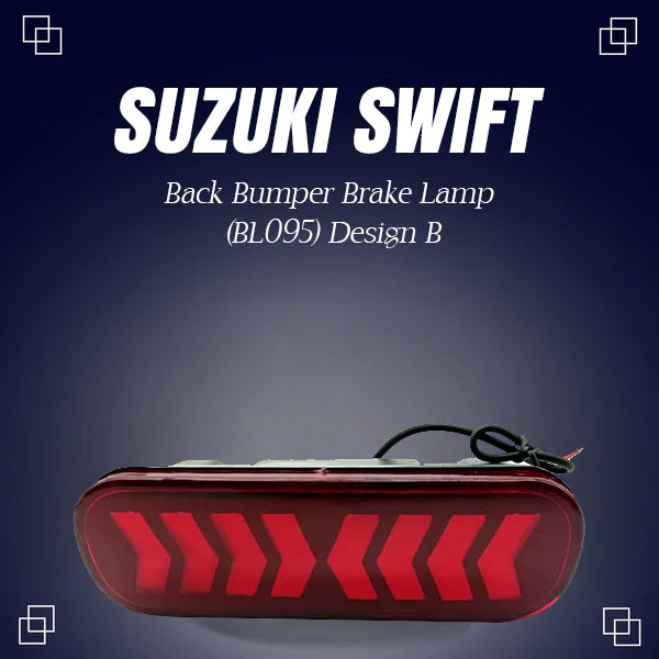 Suzuki Swift Back Bumper Third Brake Lamp (BL095) Design B - Model 2022-2024