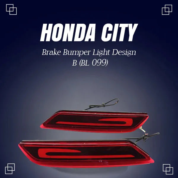 Honda City Back Bumper Third Brake Lamp Design B (BL 099) - Model 2021-2024