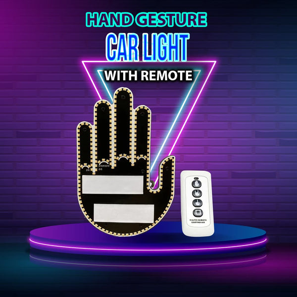 Hand Gesture Car Light With Remote