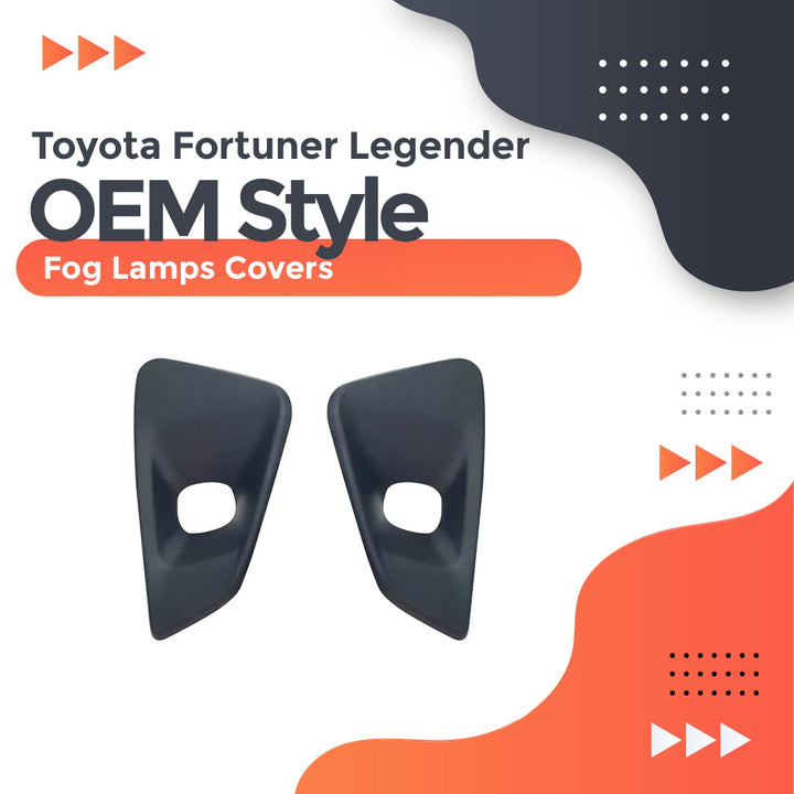 Toyota Fortuner Legender OEM Style Fog Lamps Covers - 2016-2022