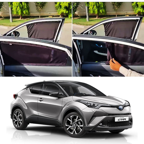 Toyota CHR Retractable Curtains Custom Fit Sunshades - Model 2017-2021