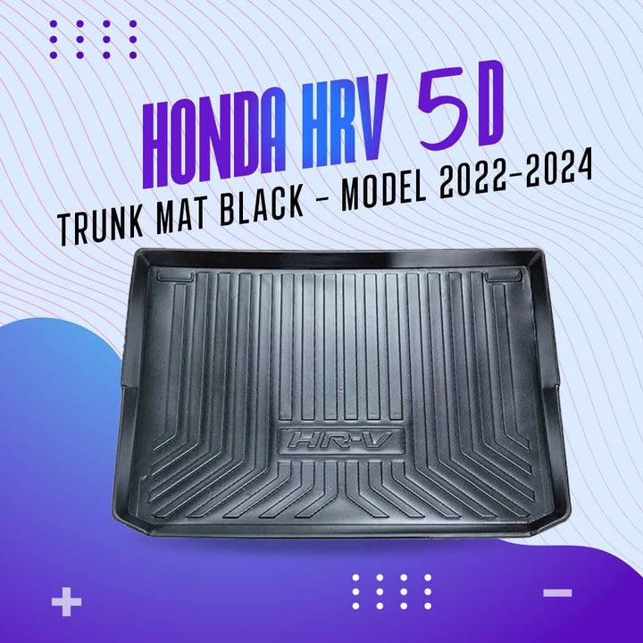 Honda HRV 5D Trunk Mat Black - Model 2022-2024