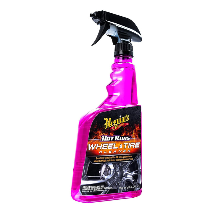 Meguiars Hot Rims All Wheel and Tire Tyre Cleaner - 709ml G9524