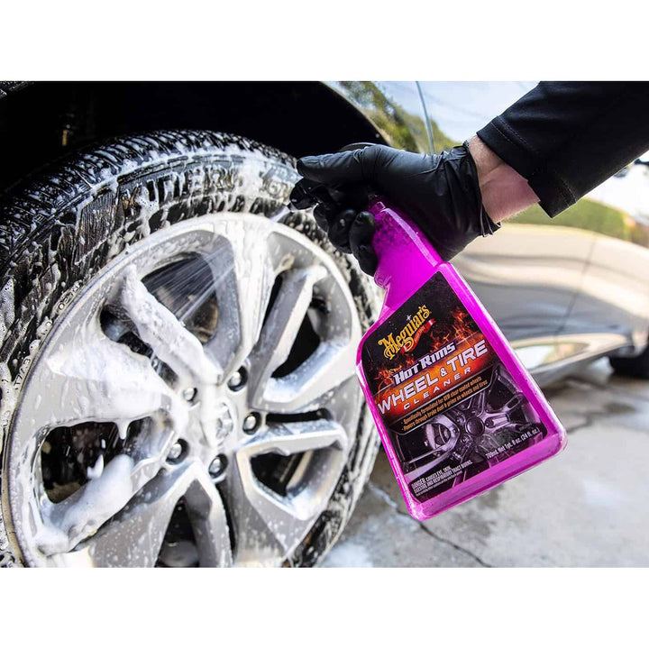 Meguiars Hot Rims All Wheel and Tire Tyre Cleaner - 709ml G9524