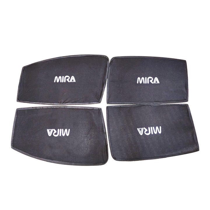 Daihatsu Mira Foldable & Flexible Side Sunshade With Logo - Model 2006-2018