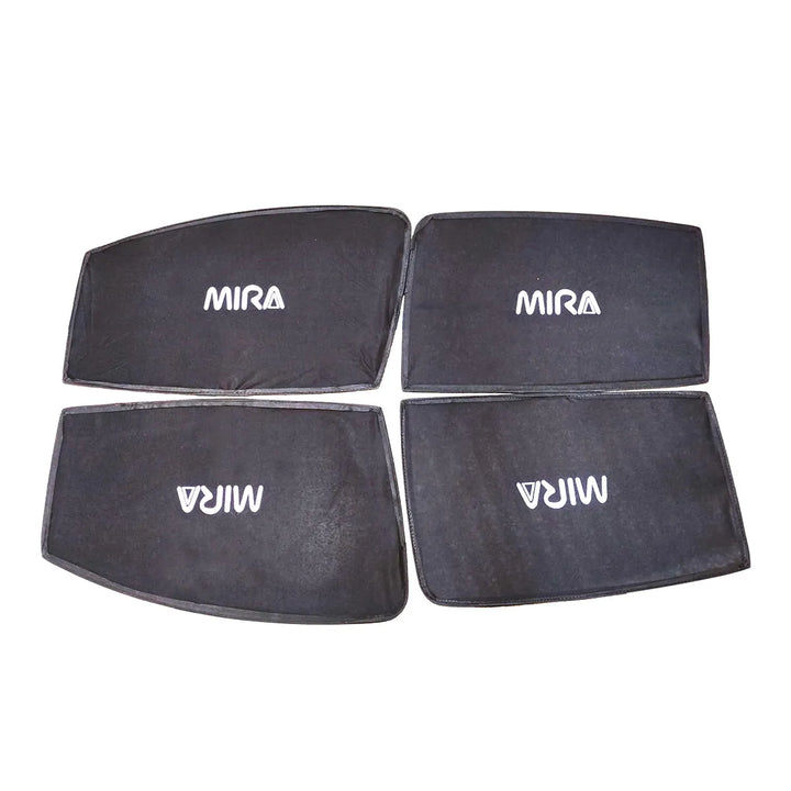 Daihatsu Mira Foldable & Flexible Side Sunshade With Logo - Model 2006-2018