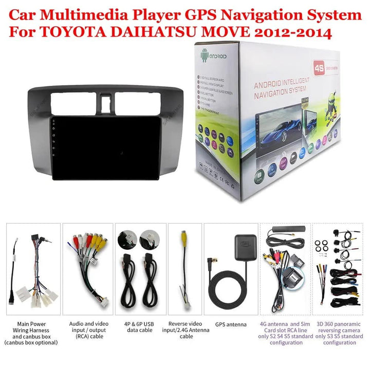 Toyota Daihatsu Move Android LCD 9 Inches - Model 2012-2014