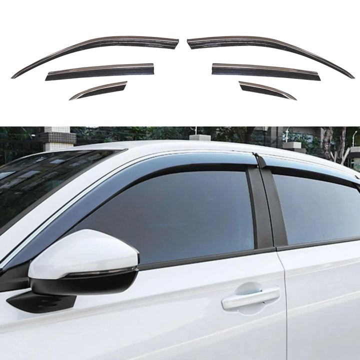 Haval Jolion TXR Air Press Sun Visor With Chrome 6 Pcs - Model 2021-2024