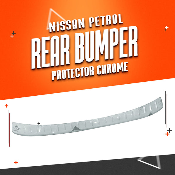 Nissan Petrol Rear Bumper Protector Chrome - Model 2012-2018