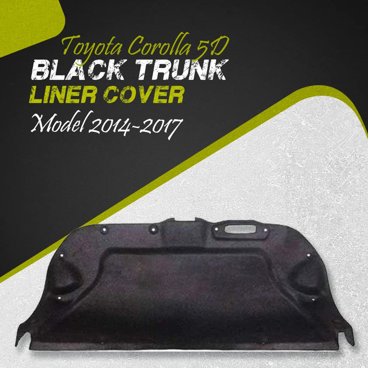 Toyota Corolla 5D Black Trunk Liner Cover - Model 2014-2017