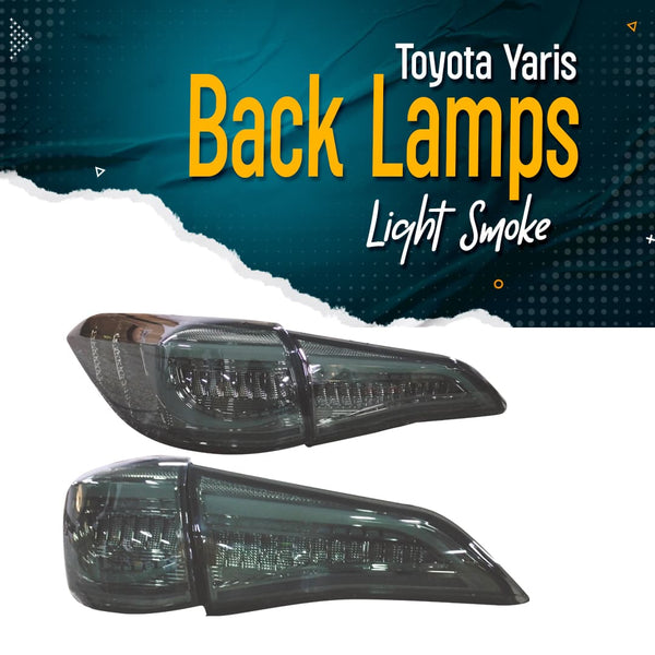 Toyota Yaris Back Lamps Light Smoke - Model 2020-2022