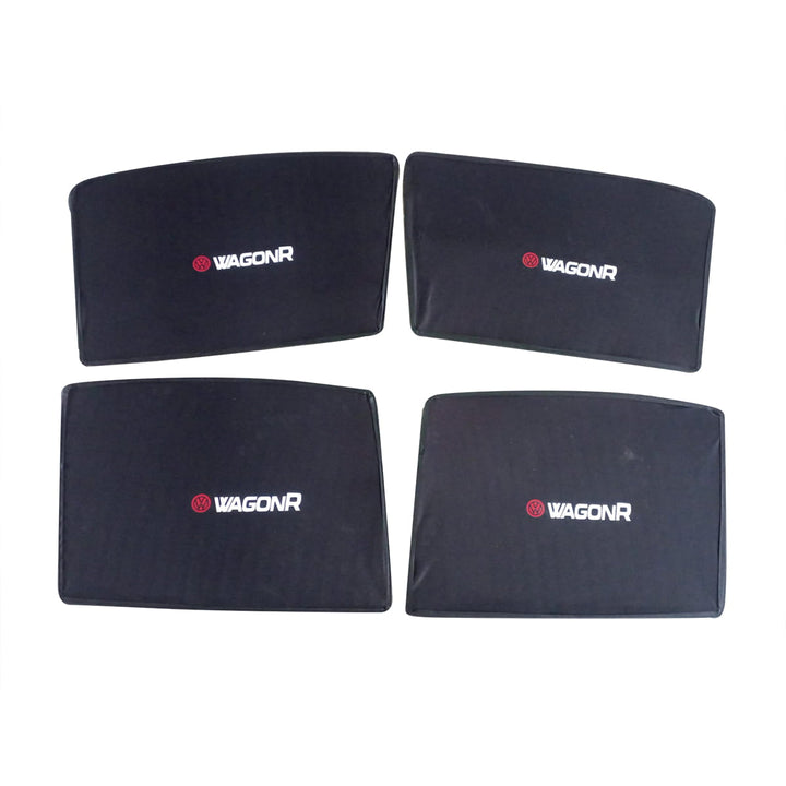 Suzuki Wagon R Foldable & Flexible Side Sunshade With Logo - Model 2014-2021