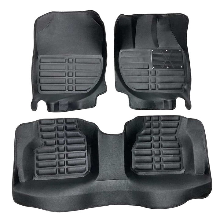 Honda City 5D Custom Floor Mat Black 3 Pcs - Model 2008-2021