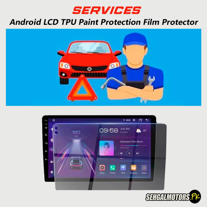 Installation Car Android LCD Protector