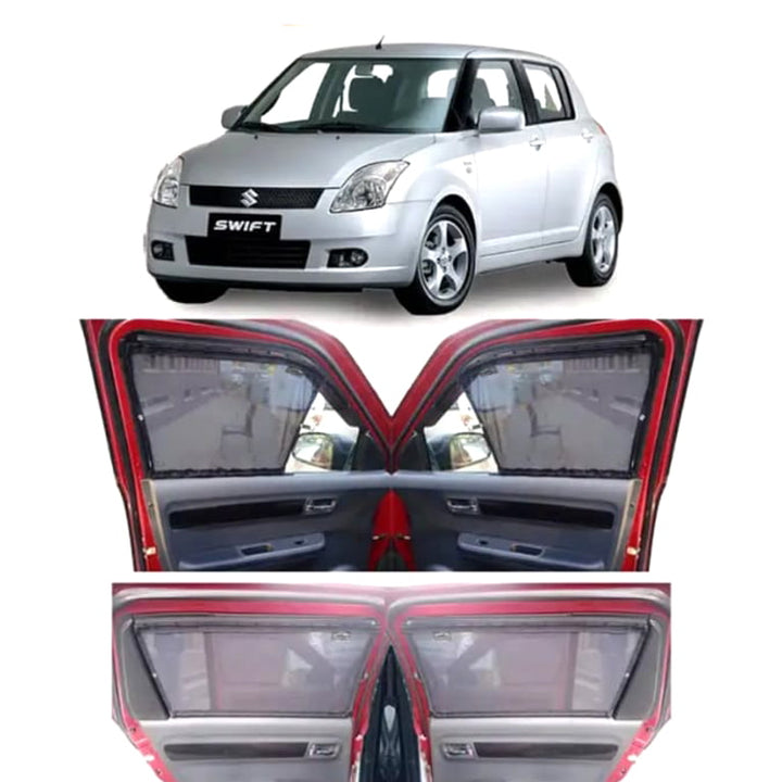 Suzuki Swift Retractable Curtains Custom Fit Sunshades- Model 2022-2023