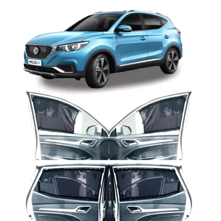 MG ZS Retractable Curtains Custom Fit Sunshades- Model 2021-2024