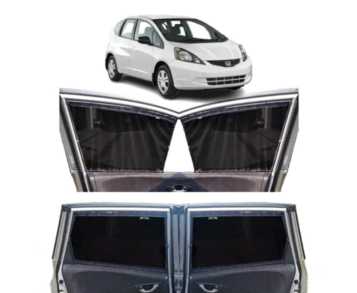 Honda Fit Retractable Curtains Custom Fit Sunshades- Model 2012-2016