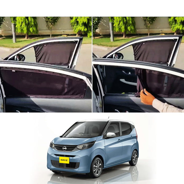 Nissan Days Retractable Curtains Custom Fit Sunshades - Model 2013-2019